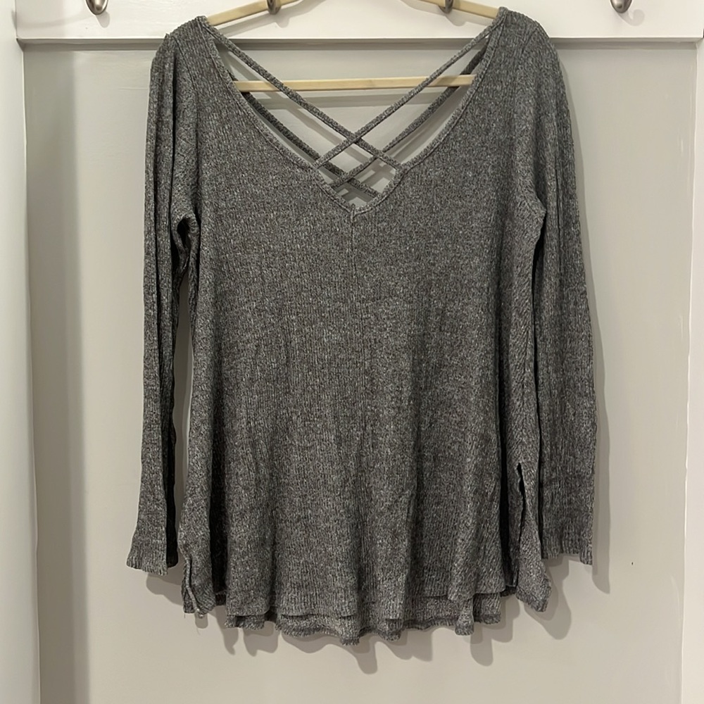 Cross Front Long Sleeve - Picture 4 of 4